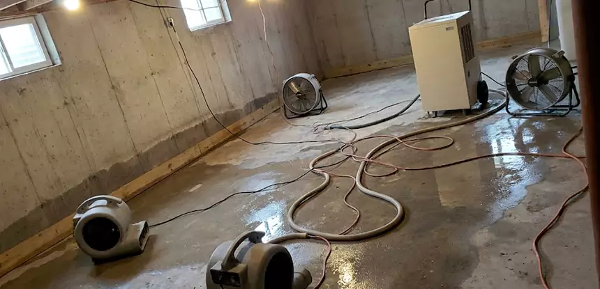 Large-Scale Water Damage Cleanup in Mc Caysville